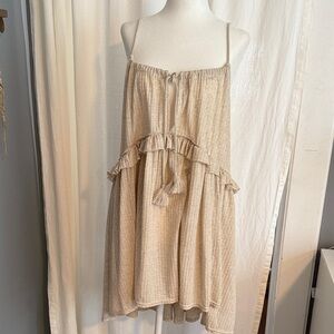 Free People Beach Ruffled Halter Dress/ Cover Up!